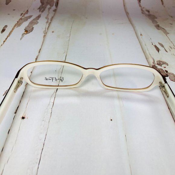 Eyes of Faith Kids Rectangular Brown Honey Eyeglasses Glasses Frames NWOT main image 9